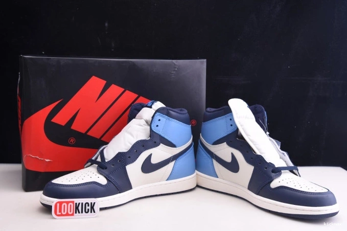 Rep MAX OG Obsidian 1 555088-140 High Retro Air Jordan 0810